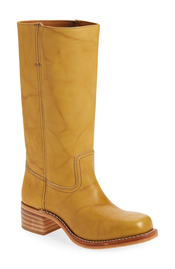 飛球 レディース シューズ ブーツ・レインブーツ Frye Campus Knee High Boot Banana