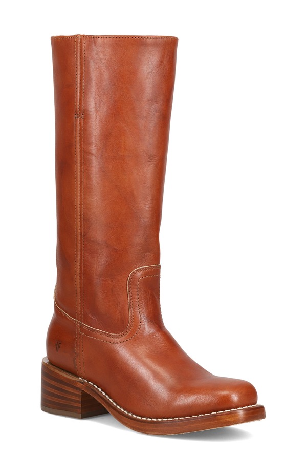 飛球 レディース シューズ ブーツ・レインブーツ Frye Campus Knee High Boot Saddle- Montana Leather