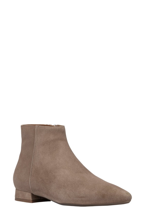 アクアタリア レディース シューズ ブーツ・レインブーツ Aquatalia Prisilla Pointed Toe Weatherproof Zip Bootie Taupe トープ