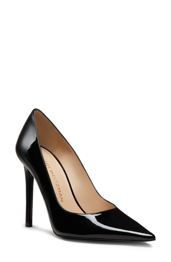 スチュアート ワイツマン レディース シューズ 踵 Stuart Weitzman Stuart Power 100 Pump Black 黒いこと