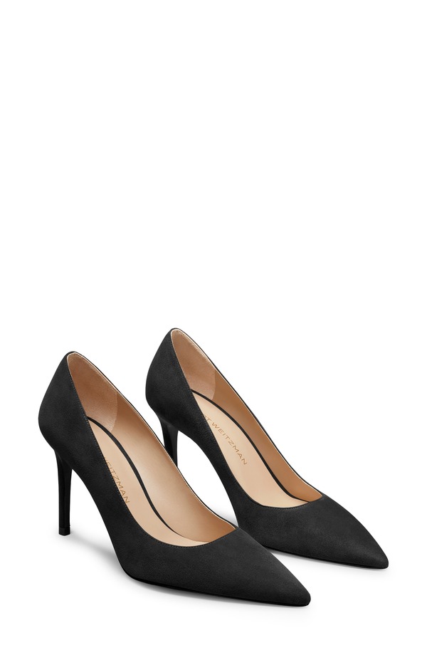 スチュアート ワイツマン レディース シューズ 踵 Stuart Weitzman Stuart Power 85 Pump Black 黒いこと