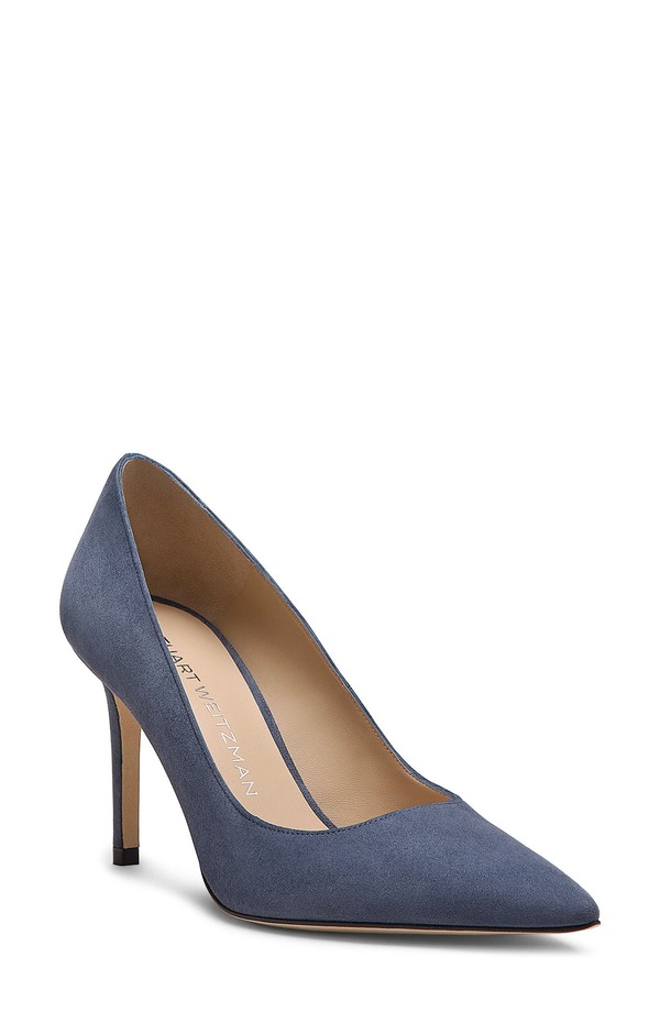 スチュアート ワイツマン レディース シューズ ヒール Stuart Weitzman Stuart Power 85 Pump Stormy Blue ブルー｜ReVida 店