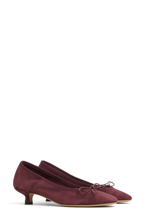 マンサーガブリエル レディース シューズ ヒール Mansur Gavriel Ballerina Kitten Heel Pumplum プラム