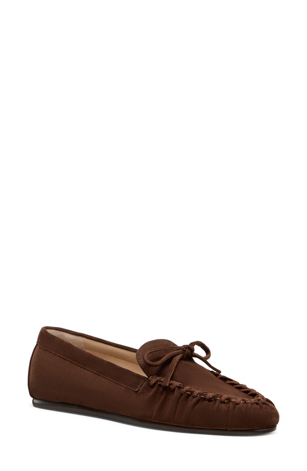 スチュアート ワイツマン レディース シューズ スリッポン・ローファー Stuart Weitzman Britt Bow Loafer Walnut