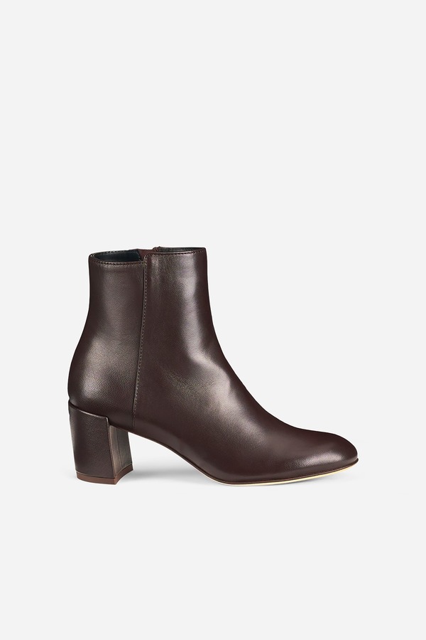 エージーエル レディース シューズ ブーツ・レインブーツ アンクル なめし革 踵 AGLynn Bootie Heeled Leather Ankle Bootesta Di Moro