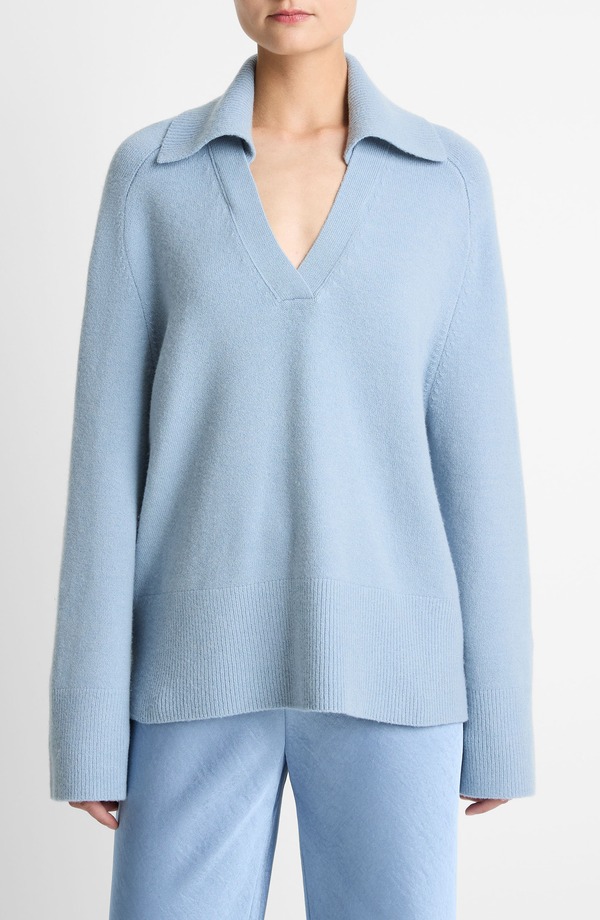 ヴィンス レディース アウター パーカー・スウェット ウール セーター Vince Oversize Wool & Cashmere Blend Sweater Pacific