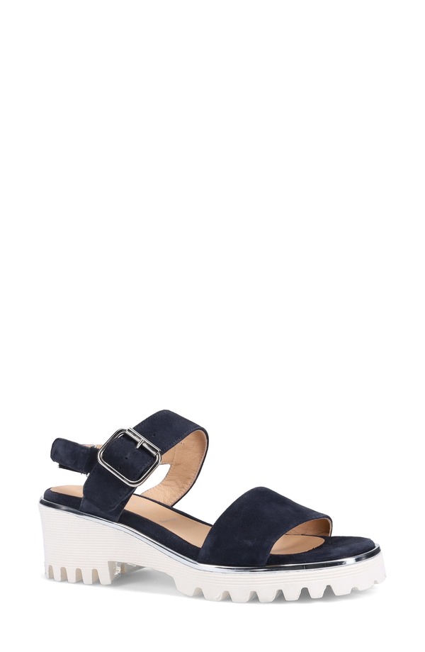 ロンホワイト レディース シューズ 踵 サンダル アンクル Ron Whitelariankle Strap Sandal French Navy 米国海軍