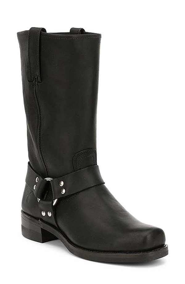 フライ メンズ シューズ ブーツ・レインブーツ Frye Harness 12R Boot Black ブラック|ReVida 店