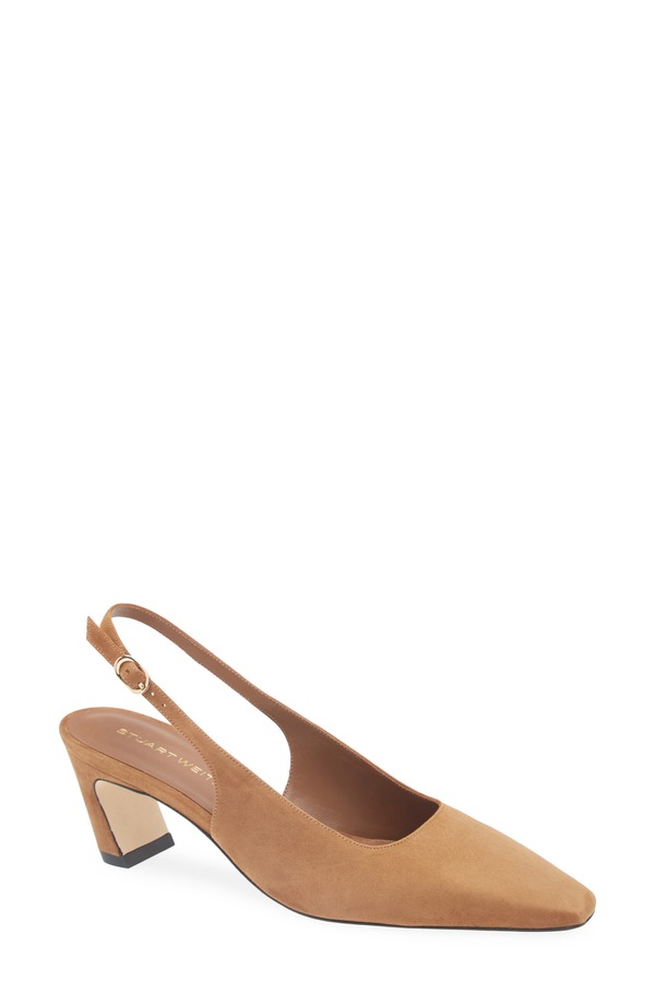 スチュアート ワイツマン レディース シューズ ヒール Stuart Weitzman Stassi Slingback 50 Pump Toasted Almond