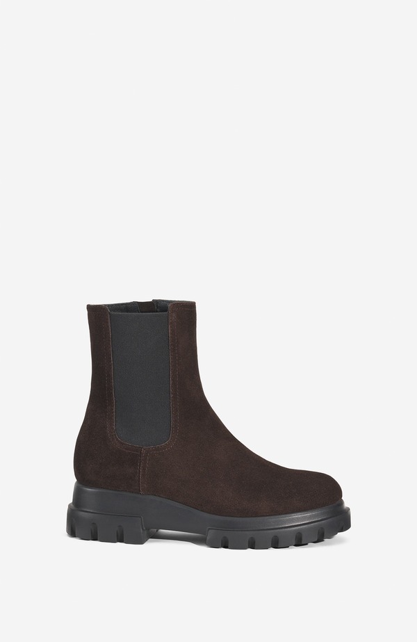 エージーエル レディース シューズ ブーツ・レインブーツ スエードクロス アンクル AGL Chunky Beat Water-resistant suede ankle bootesta Di Moro