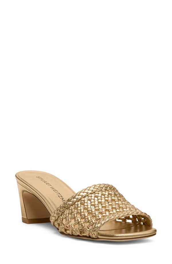 スチュアート ワイツマン レディース シューズ ヒール Stuart Weitzman Marina Slide 50 Golden