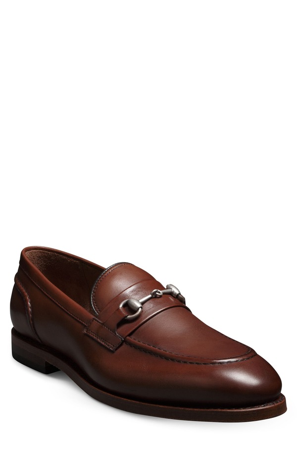 ウディアレン エドモンズ メンズ シューズ 置き目毛革 Allen Edmonds Randolph Bit Loafer Dark Chili