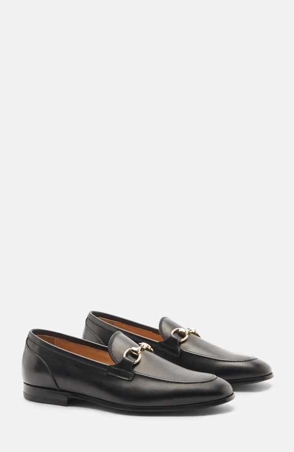 スカロッソ レディース シューズ スリッポン・ローファー SCAROSSO Alessandra Loafers Black - Calf 黒いこと