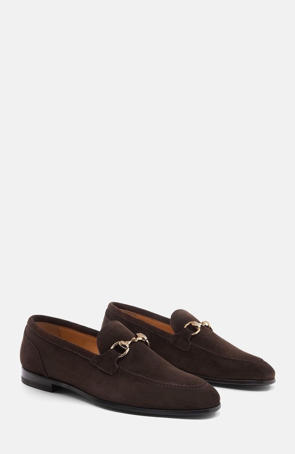 スカロッソ レディース シューズ スリッポン・ローファー SCAROSSO Alessandra Loafers Brown - Suede 赤銅色