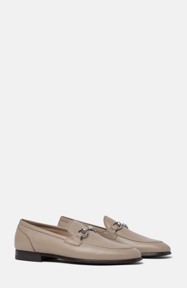 スカロッソ レディース シューズ スリッポン・ローファー SCAROSSO Alessandra Loafers Taupe - Calf トープ