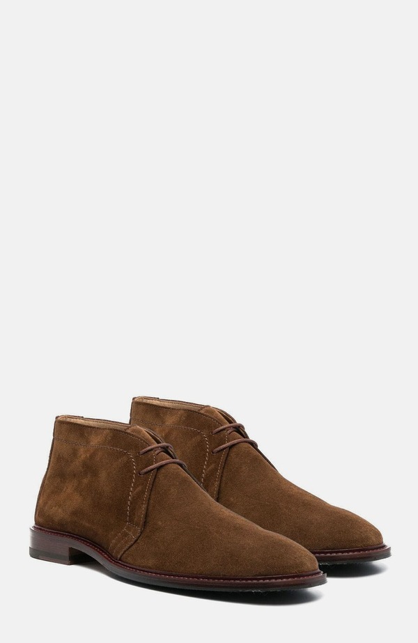 スカロッソ メンズ シューズ ブーツ・レインブーツ SCAROSSO Gary Boots Tobacco - Suede