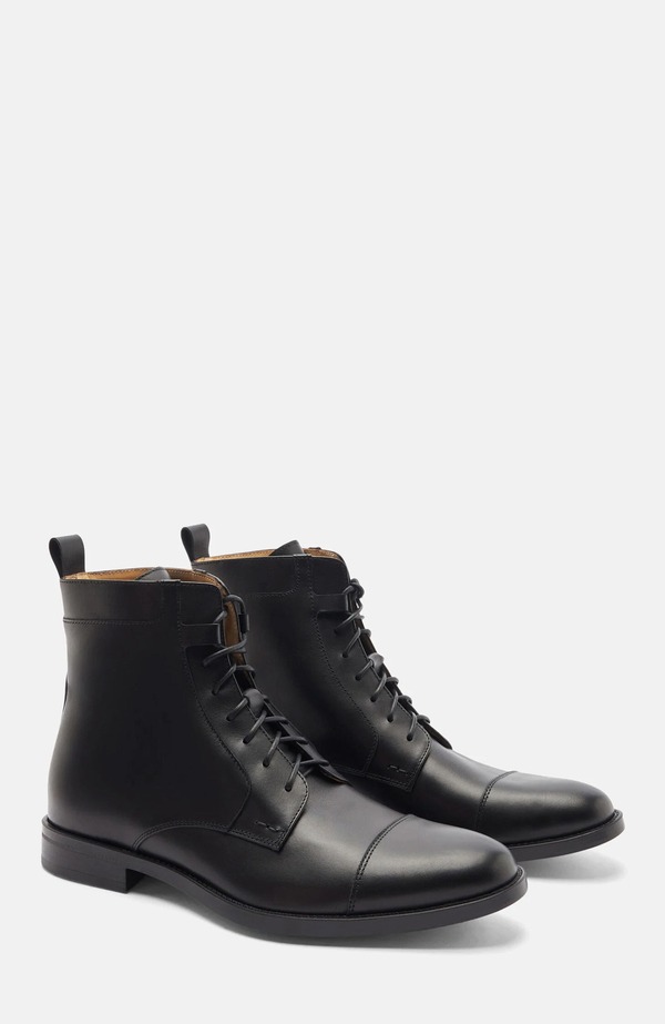 スカロッソ メンズ シューズ ブーツ・レインブーツ SCAROSSO Dante Boots Black Calf 黒いこと