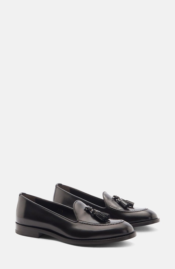 スカロッソ レディース シューズ スリッポン・ローファー SCAROSSO Sienna Loafers Brown - Brushed Calf 赤銅色