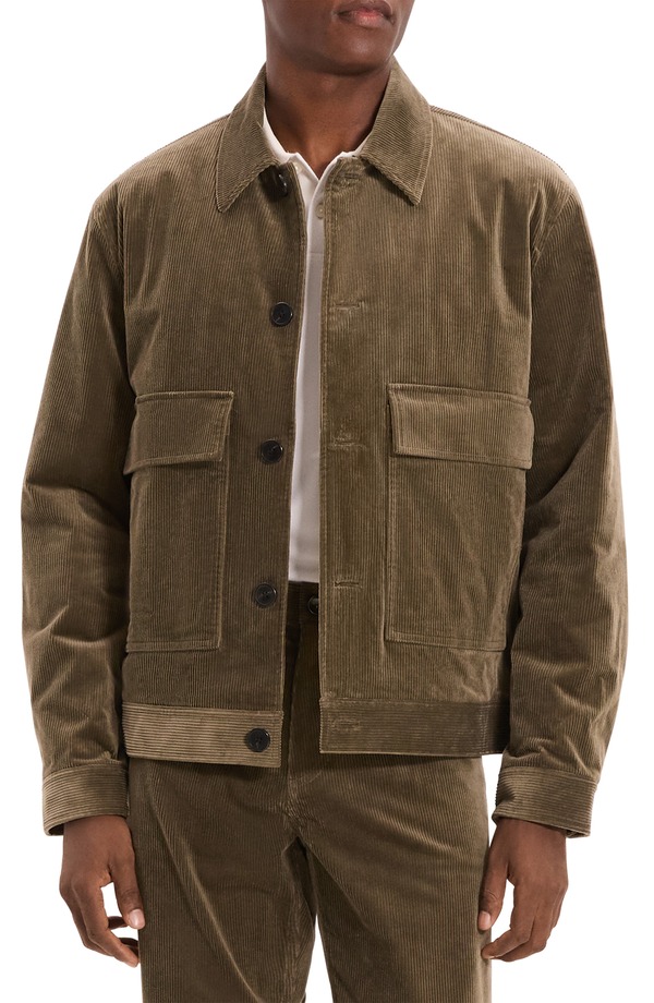セオリー メンズ アウター ジャケット・ブルゾン コーデュロイ Theory Perfect Corduroy Button-Up Jacketarmac 74,690円