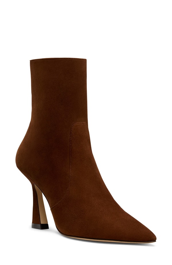 スチュアート ワイツマン レディース シューズ ブーツ・レインブーツ Stuart Weitzman Vinnie 85 Zip Bootie Deep Coffee コーヒー