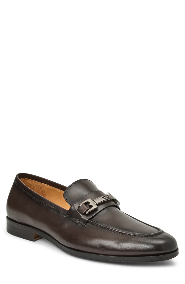 ブルーノマグリ メンズ シューズ 置き目毛革 Bruno Magli Flex Bit Loafer Brown 赤銅色