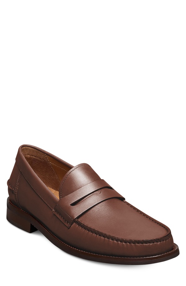 ウディアレン エドモンズ メンズ シューズ 置き目毛皮 Allen Edmondsorrento Penny Loafer Chili
