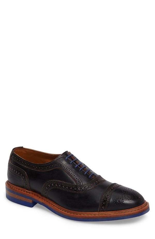 ウディアレン エドモンズ メンズ シューズ オックスフォード 旗がしら Allen Edmondstrandmok Cap Toe Oxford Black 黒いこと