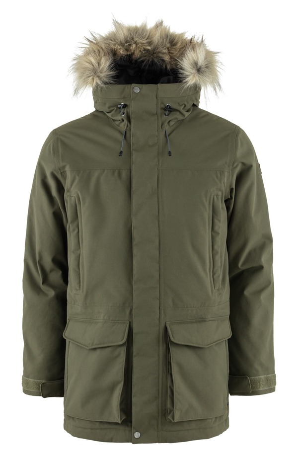 フェールラーベン メンズ アウター ジャケット・ブルゾン パーカー Fjllrvenuuk Lite Waterproof Parka With Faux Fur Trim Laurel Green グリーン