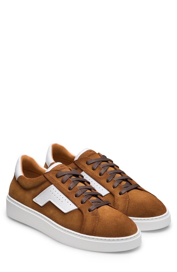 マグナーニ メンズ シューズ スニーカー Magnanni Phoenix Wateresistant Sneaker Cognac Suede