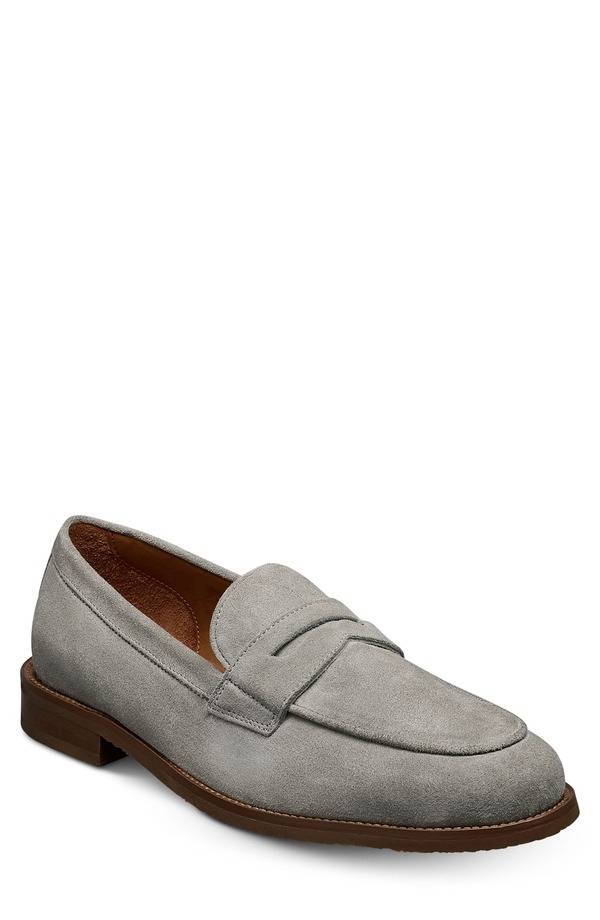 ウディアレン エドモンズ メンズ シューズ 置き目毛皮 Allen Edmonds Como Penny Loafer Grey 薄墨色