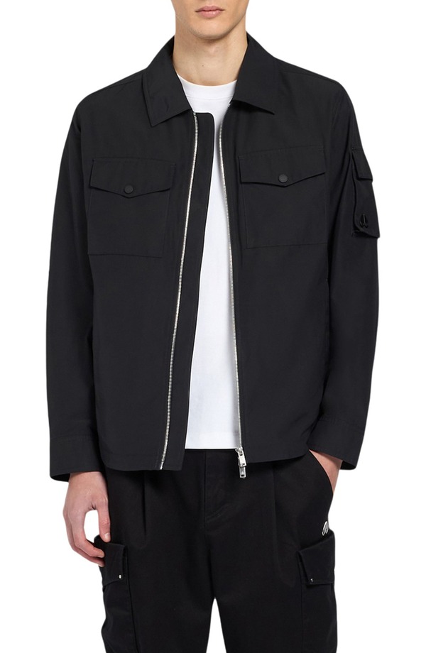 ムースナックル メンズ アウター ジャケット・ブルゾン Moose Knuckles Charlesbourg Waterepellent Jacket Black ブラック｜ReVida 店