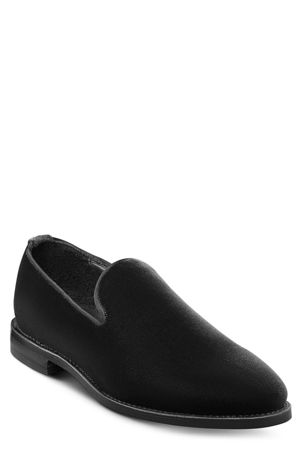 アレン エドモンズ メンズ シューズ サンダル Allen Edmonds Robinson Smoking Slipper Black Velvet ブラック|ReVida 店