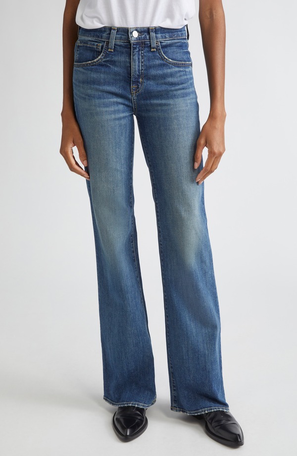 ニリロータン レディース シューズ ブーツ・レインブーツカット デニム Nili Lotan Celia Bootcut Jeans Classic Wash