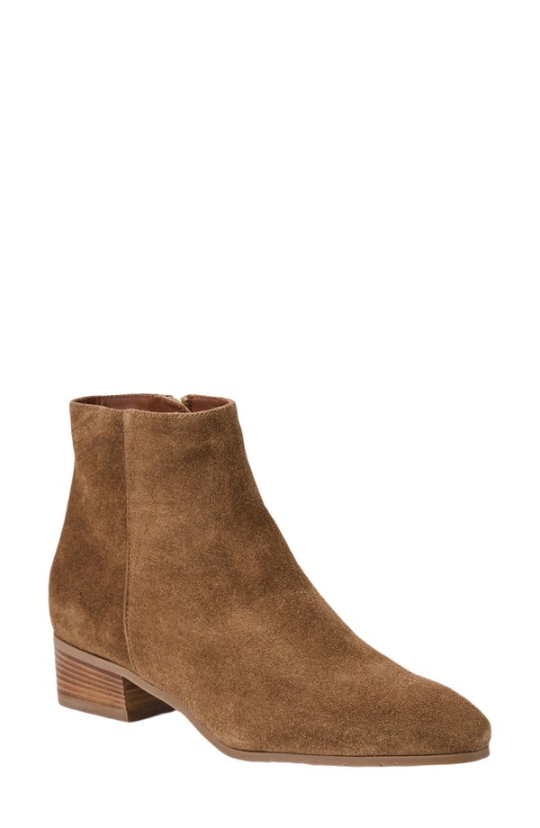 アクアタリア レディース シューズ ブーツ・レインブーツ Aquatalia Fuoco Weatherproof Bootie Champagne Suede 三鞭酒