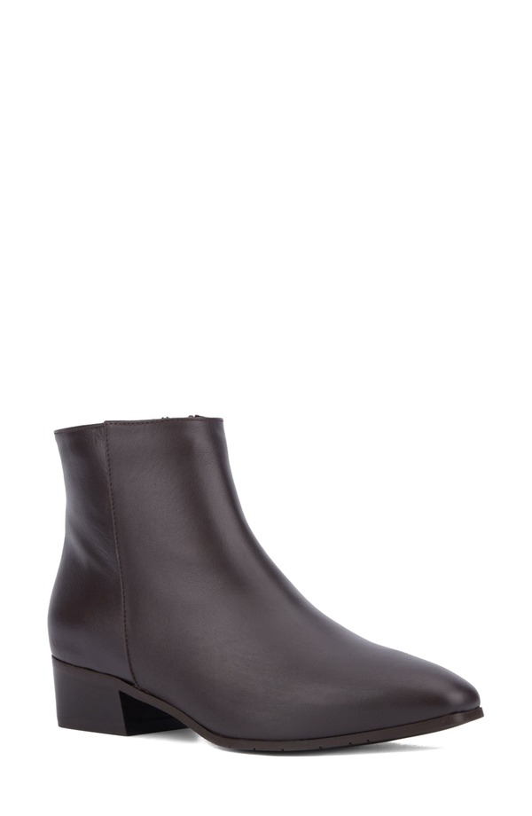 アクアタリア レディース シューズ ブーツ・レインブーツ Aquatalia Fuoco Weatherproof Bootie Dark Brown 赤銅色