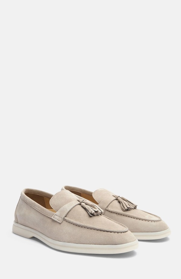スカロッソ レディース シューズ スリッポン・ローファー SCAROSSO Leandra Loafersand - Suede 砂子