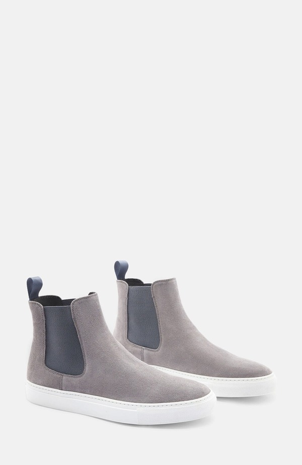 スカロッソ メンズ シューズ スニーカー SCAROSSO Tommaso Sneakers Grey - Suede グレー