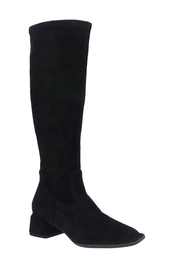 ラモールドピード レディース シューズ ブーツ・レインブーツ L\u0027Amour des Pieds Nolita Knee High Boot Black Suede 黒いこと