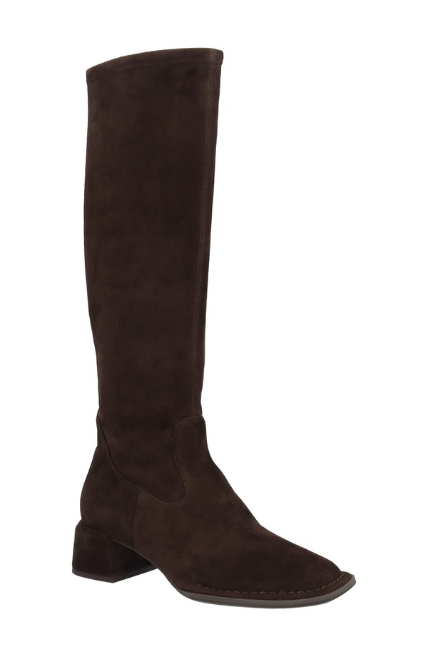 ラモールドピード レディース シューズ ブーツ・レインブーツ L\u0027Amour des Pieds Nolita Knee High Boot Chocolate Suede 黒茶