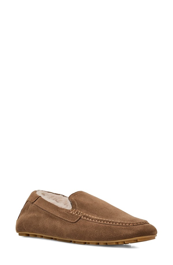 アクアタリア レディース シューズ スリッポン・ローファー Aquatalia Qalista Weatherproofaux Shearling Linedriving Shoe Taupe Suede トープ