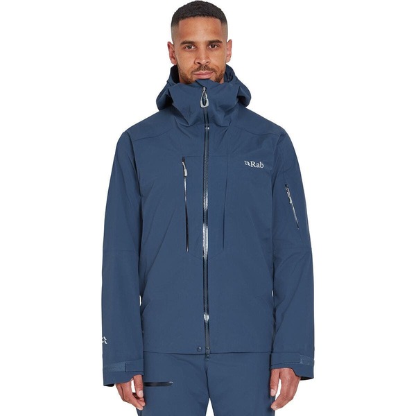 ラブ メンズ アウター ジャケット・ブルゾン Rab Khroma Kinetic Jacket - Men's Tempest Blue/Black ブラック|ReVida 店