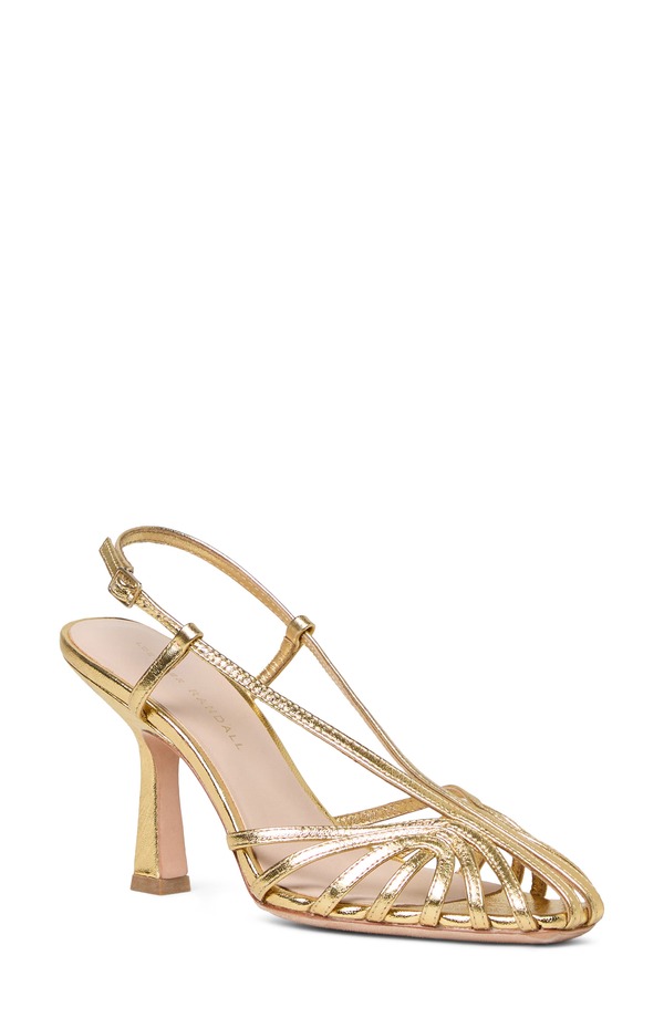 ロフラー 幽客ダル レディース シューズ 踵 サンダル Loefflerandall Alexandra Slingback Sandal Gold ゴールド