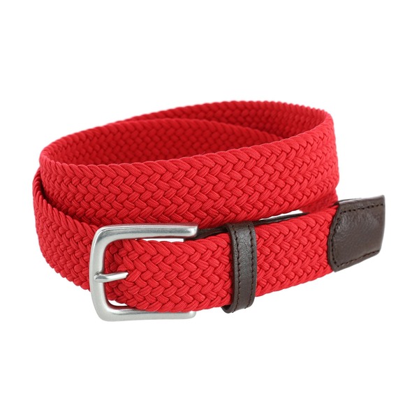 トラファルガー メンズ 付属品 胴締め Trafalgariverside Solid Stretch Weave Belt Red 赤いこと