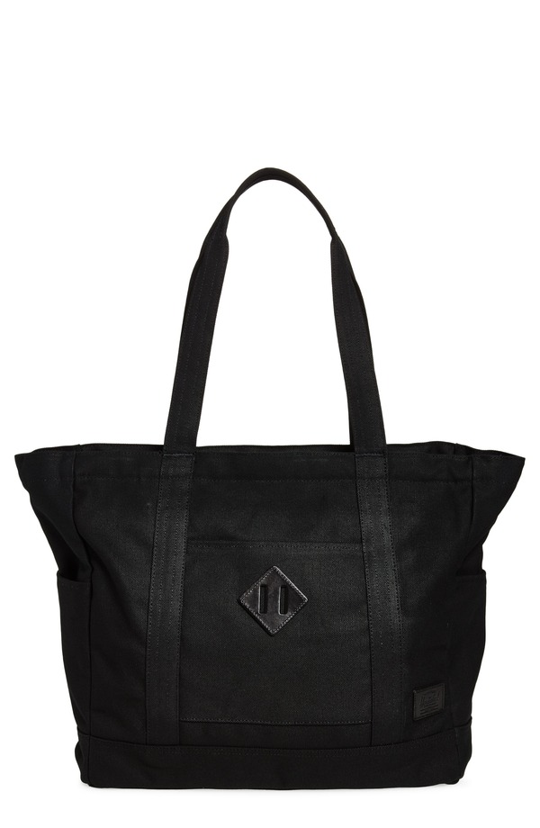 ハーシェルサプライ レディース バッグ コットン Herschel Supply Co. Heritage Cotton Canvas Tote Black ブラック｜ReVida 店