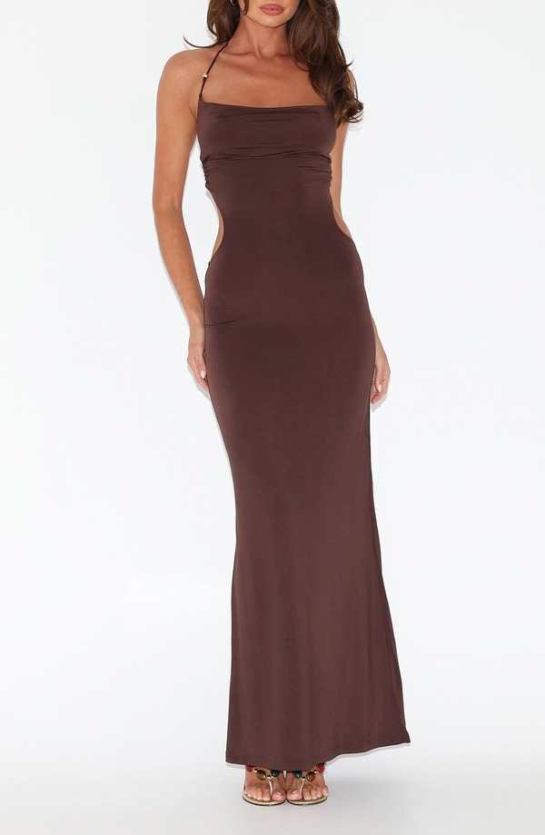 タイガーミスト レディース トップス ワンピース マキシ Tiger Mist Suriya Maxi Dress Chocolate Brown ブラウン 19,695円