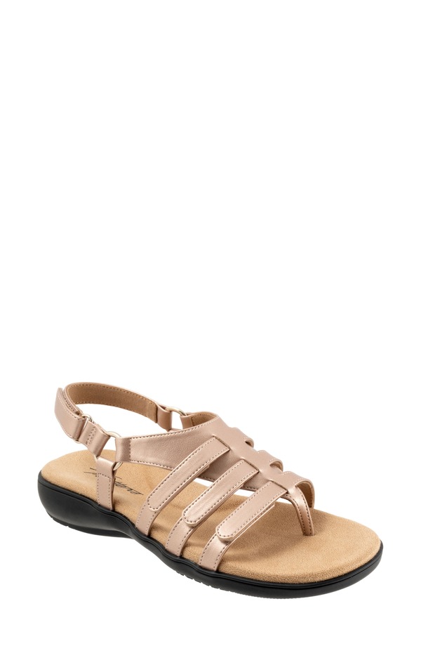 トロッターズ レディース シューズ ヒール サンダル Trotters Ria Slingback Sandal Champagne シャンパン