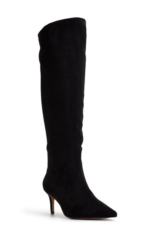 アルド レディース シューズ ブーツ・レインブーツ ALDO Kaylynn Pointed Toe Knee High Boot Black ブラック
