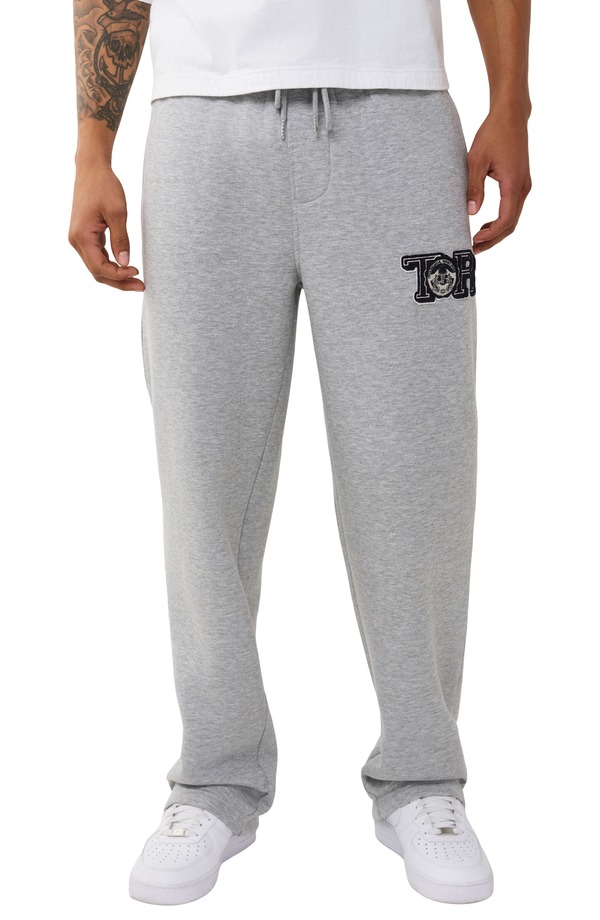トゥルーレリジョン メンズ ボトムス カジュアルパンツ スウェットパンツ True Religion World Tour Champsweatpants Heather Grey グレー