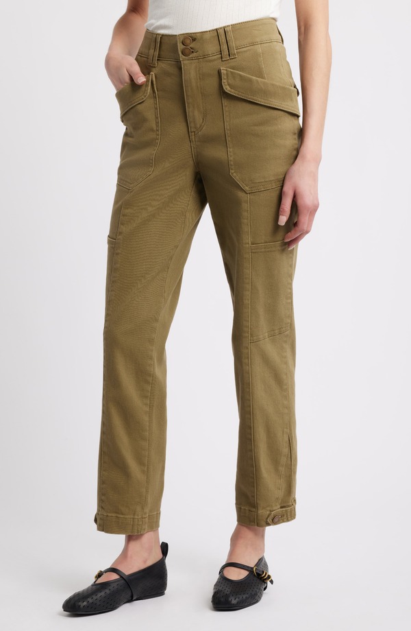 ウィット&ウィズダム レディース ボトムス レギンス パンツ Wit & Wisdom Skyrise Tapered Utility Pants Golden Olive オリーブ