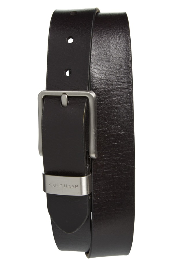 電話を掛けるハーン メンズ 付属品 胴締め なめし革 Cole Haan Metaloop Leather Belt Black 黒いこと